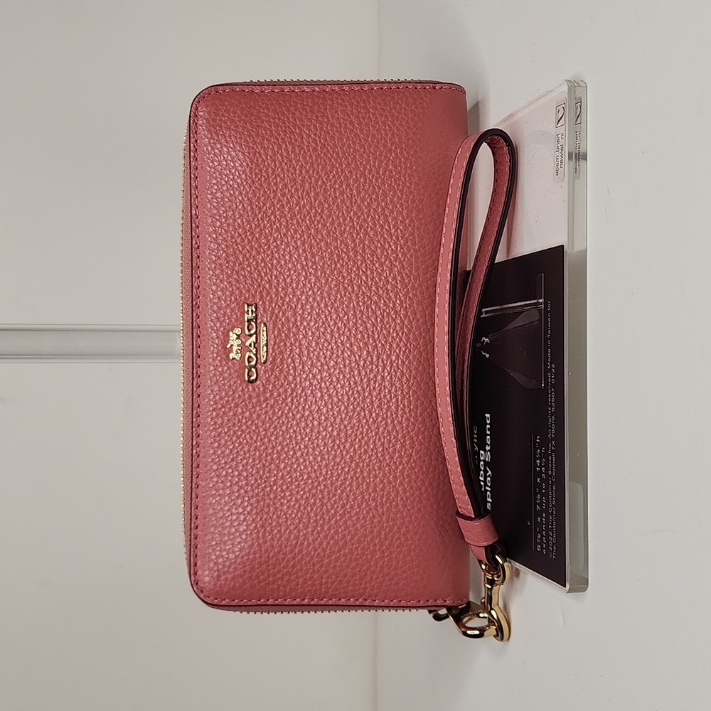 Coach Zip Around Wristlet Wallet
